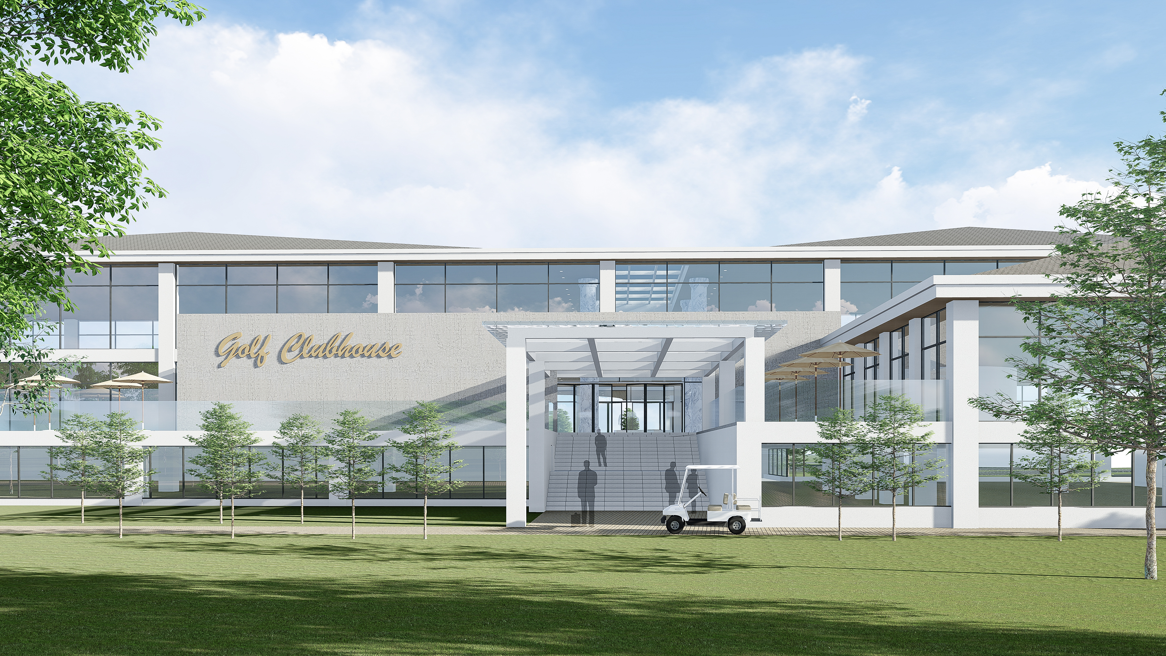 CHAU DUC GOLF CLUB HOUSE | Ba Ria Vung Tau | Concept Design | Designed by DVNP Architects