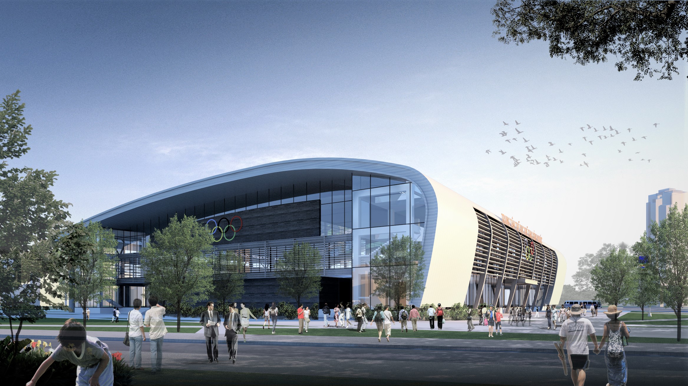 BINH PHUOC SPORT HALL | Binh Phuoc | Concept Designed by DVNP Architects