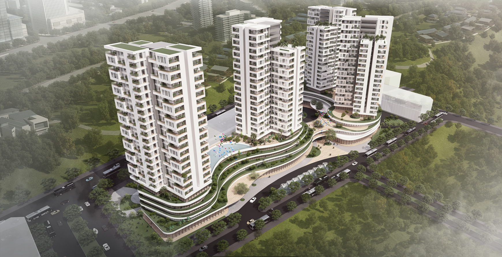 6A APARTMENT COMPLEX | Ho Chi Minh City | Concept Design | Designed by DVNP Architects